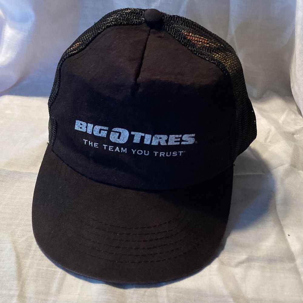 Big O Tires Black Truckers Hat